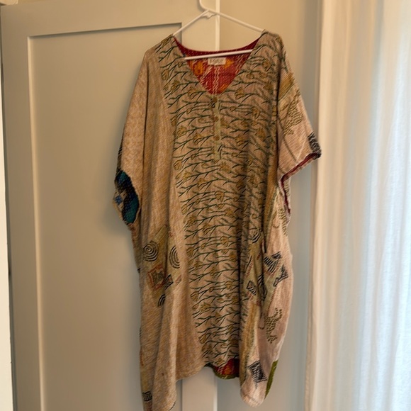 Kantha Bae Dresses & Skirts - Kantha Bae Kantha Midi Muu Free Size
